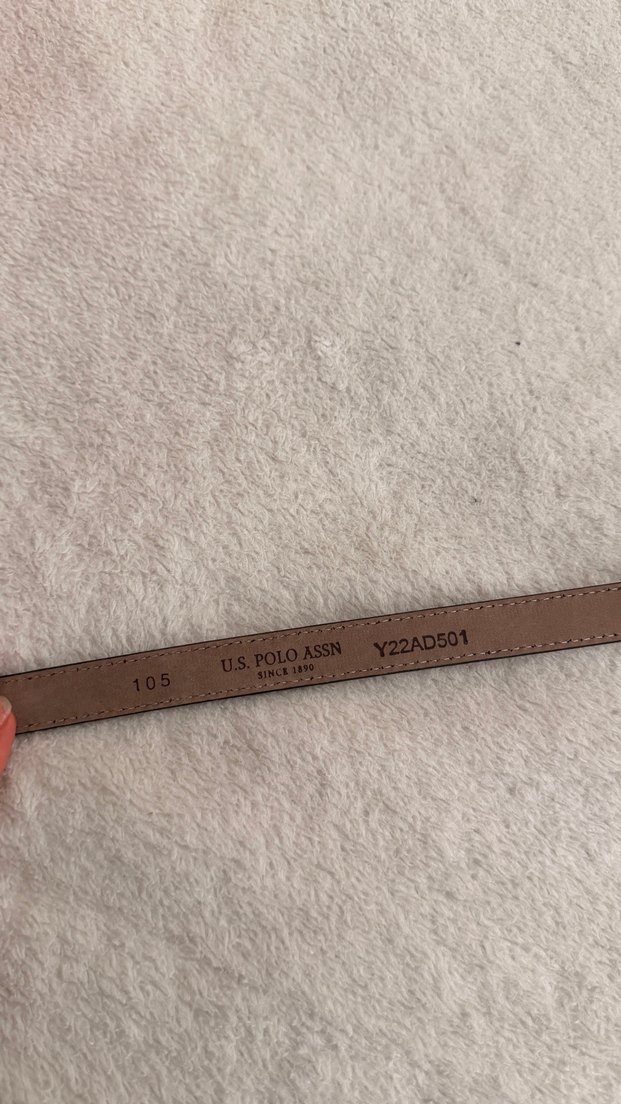 Bej Deri Kadın Kemer - Görsel 3