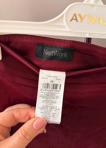 Bordo Midi Eteği - Görsel 3