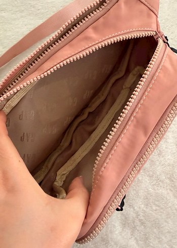 Kadın Pembe GAP Fermuarlı Çapraz Çanta - Görsel 4