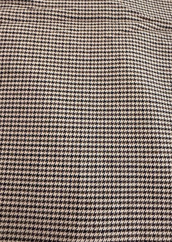 Kazayağı deseni midi etek - Görsel 3