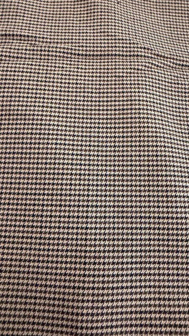 Kazayağı deseni midi etek - Görsel 3