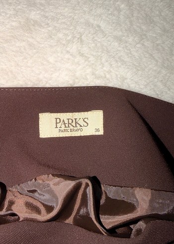 Acı kahve  Kadın kumaş  Etek - Görsel 4