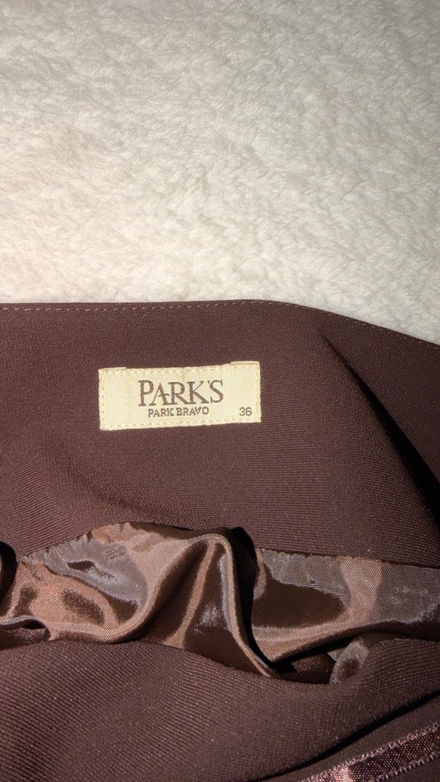 Acı kahve  Kadın kumaş  Etek - Görsel 4