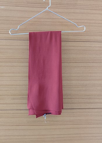 kiremit rengi Kadın Şal Drapeli Basic - Görsel 3