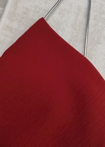 kiremit rengi Kadın Şal Drapeli Basic - Görsel 4