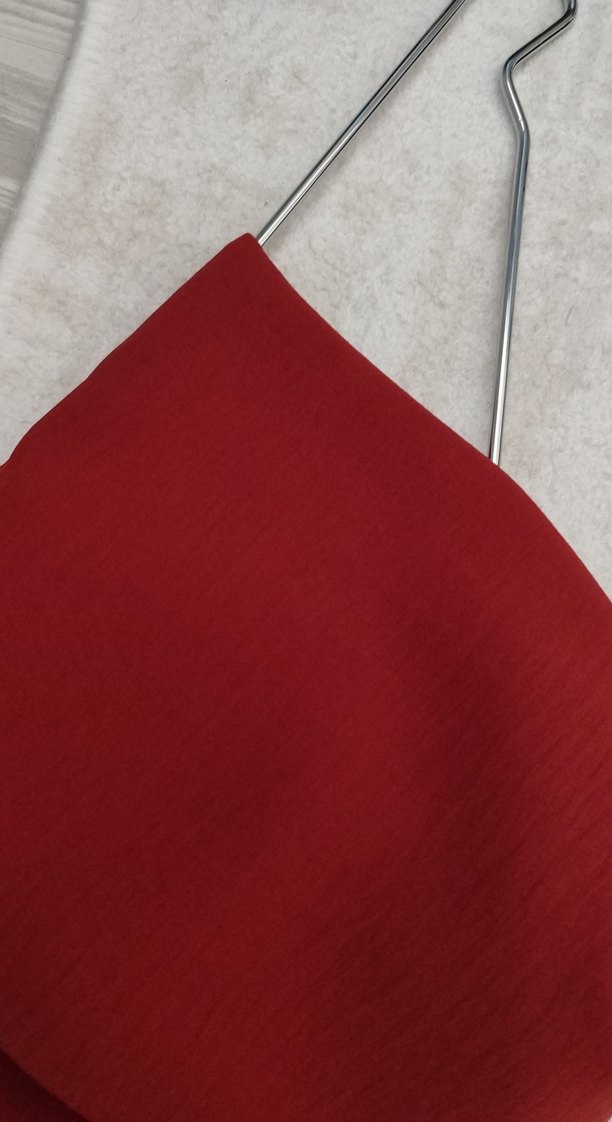 kiremit rengi Kadın Şal Drapeli Basic - Görsel 4