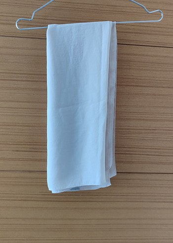 ekru Keten Kadın Şal Drapeli Minimalist - Görsel 2