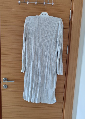 Bej Uzun Kollu Kadın Hırka - Görsel 3