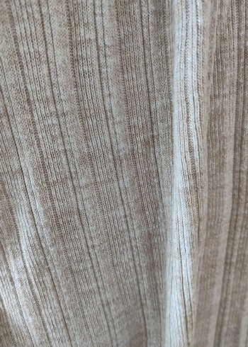 Bej Uzun Kollu Kadın Hırka - Görsel 4