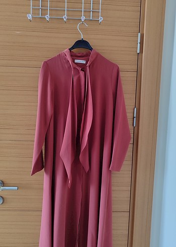 kiremit rengi Uzun Kollu Kadın Tunik - Görsel 2