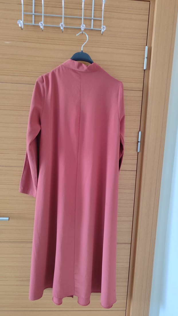 kiremit rengi Uzun Kollu Kadın Tunik - Görsel 5