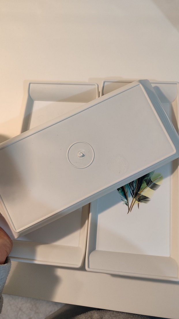 Yeşil Tüy Desenli sunum tabağı - Görsel 3