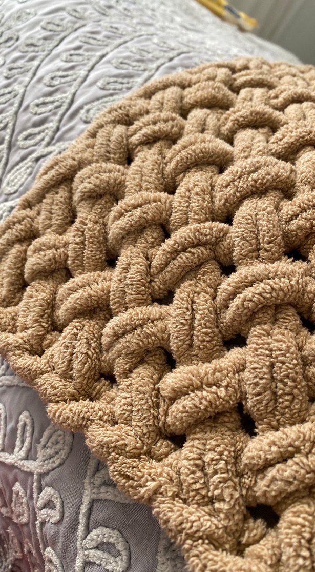 Bej puffy bebek Battaniyesi - Görsel 2