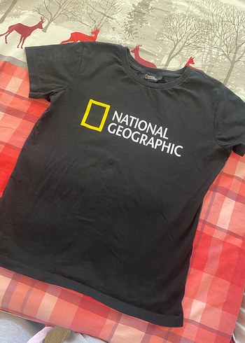 National Geographic National Geographic Siyah Baskılı Tişörtü