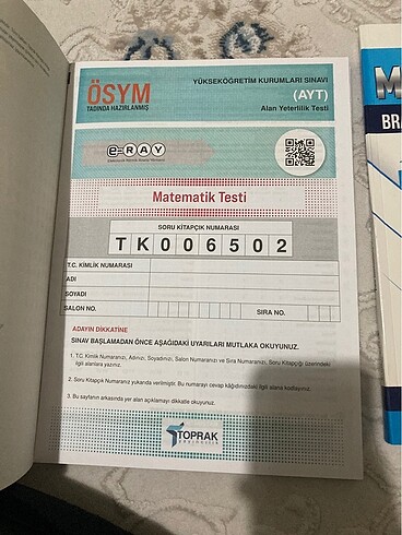  Beden AYT MATEMATİK DENEMELERİ BİLGİ SARMAL VE TOPRAK
