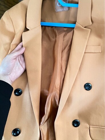 m Beden turuncu Renk Blazer ceket