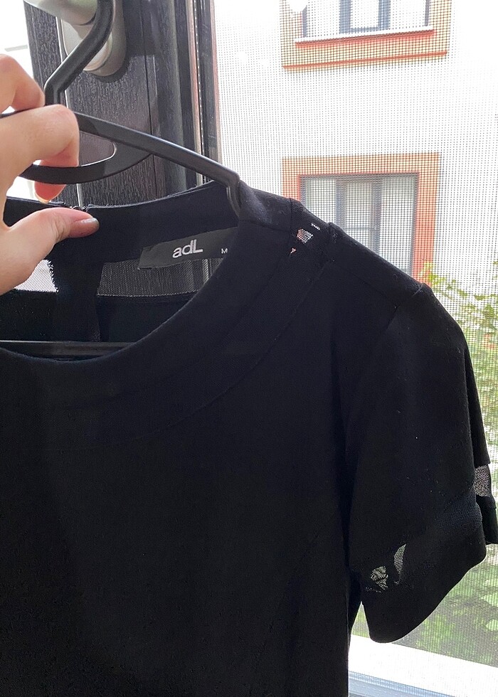 adl siyah elbise m beden - Görsel 2