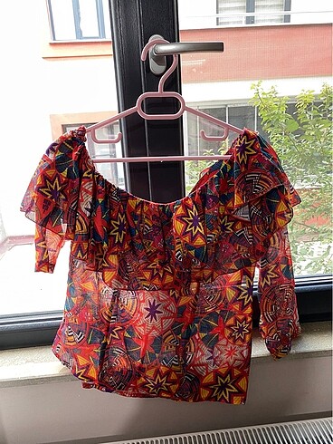 kayık yaka bluz - Görsel 2