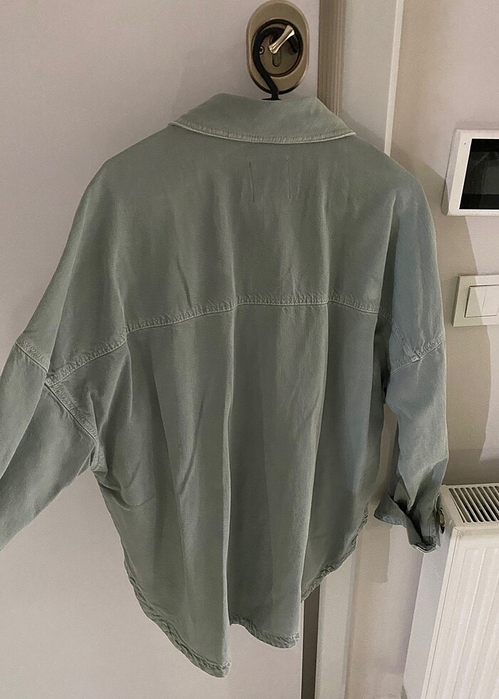 zara gömlek ceket s beden - Görsel 4
