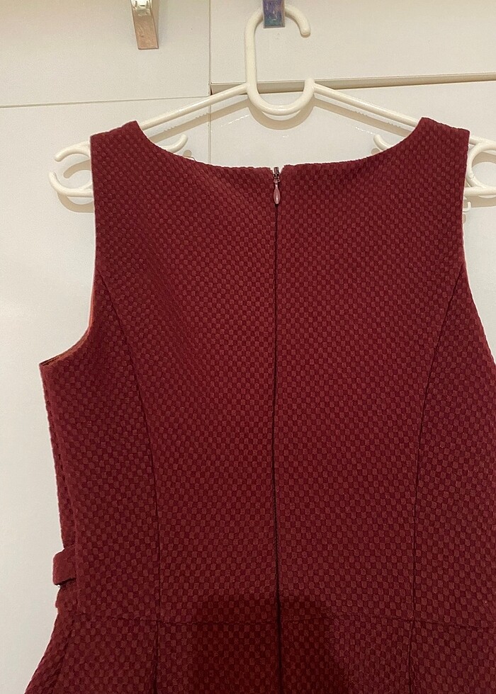 adl kırmızı elbise - Görsel 3