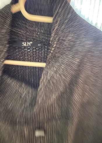 Düğmeli Siyah Midi elbise - Görsel 4