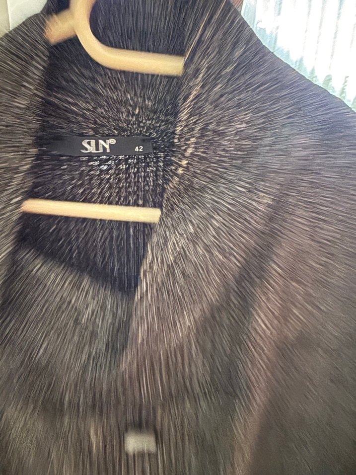 Düğmeli Siyah Midi elbise - Görsel 4