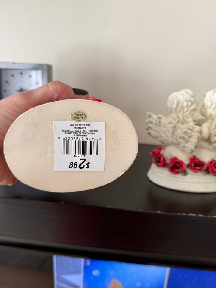 Kalp ve Güllü Melek Figürleri Seti - Görsel 3