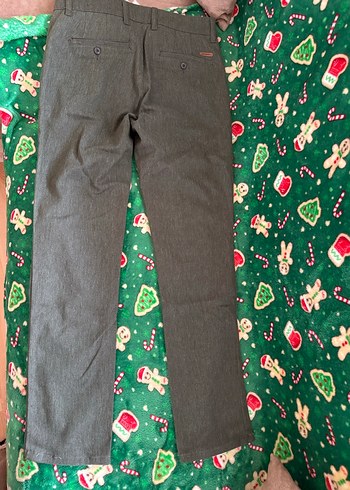 Haki Erkek Regular Fit Günlük Pantolon kışlık - Görsel 3