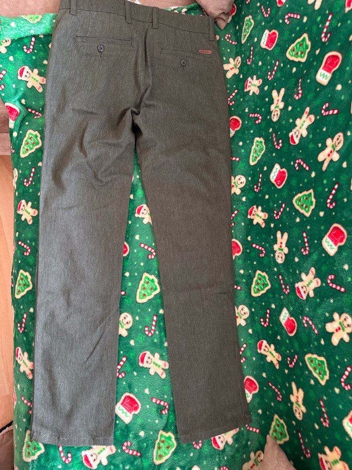 Haki Erkek Regular Fit Günlük Pantolon kışlık - Görsel 3