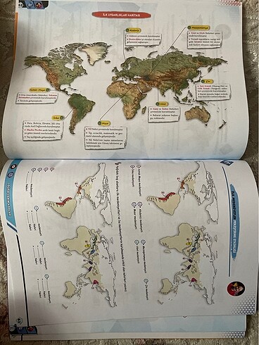  Beden Renk Coğrafyanın Kodları Dünya Haritaları Çalışma Defteri