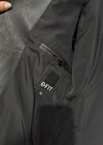 Siyah Erkek Deri Biker Ceket - Görsel 4