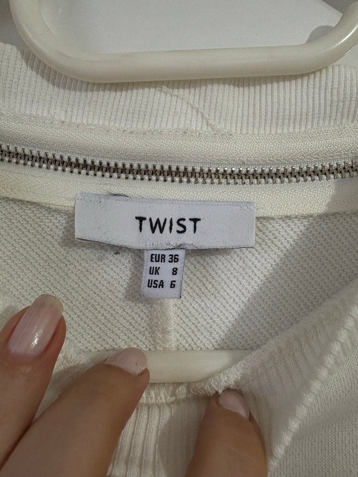 Uzun Kollu, Salaş Kesim Beyaz Elbise - Görsel 3