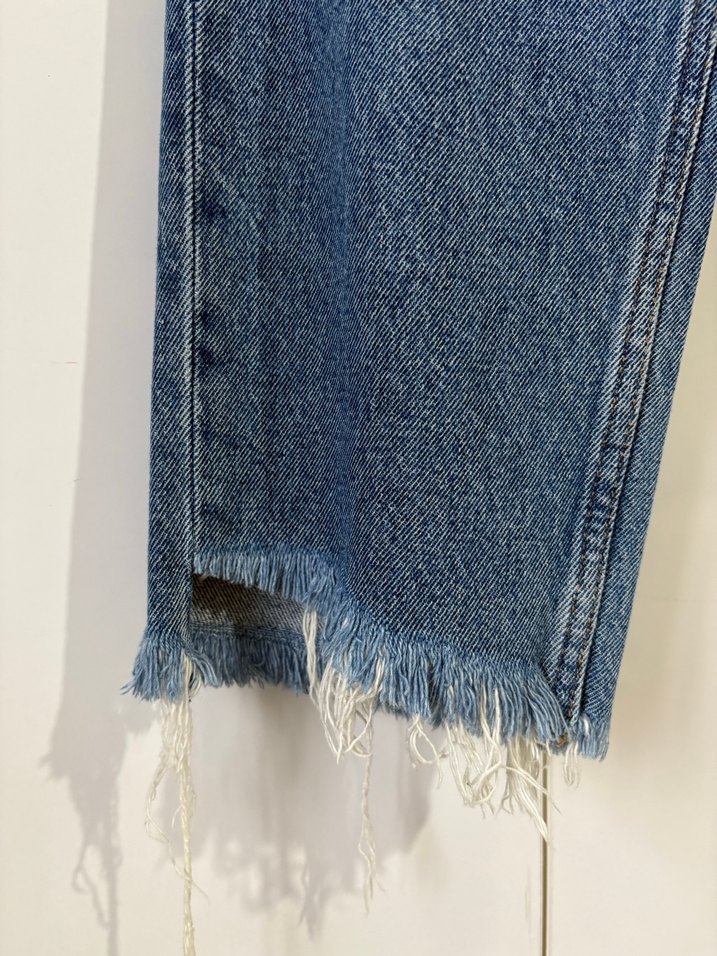 Gri Tonlu Mavi Kadın Denim Jean - Görsel 2