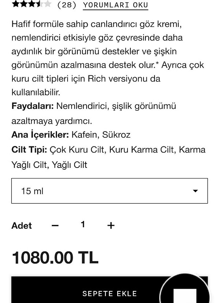 Clinique Göz kremi - Görsel 3