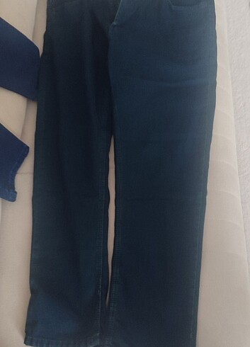 34 Beden siyah Renk 4 adet kot pantolon mavi Levi's Tommy 34/36 nikralı