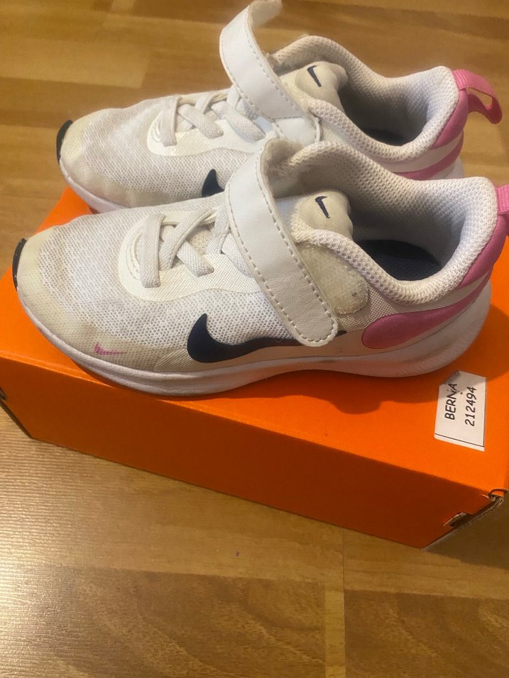 Kız Çocuk Beyaz Sneakers Cırt Cırtlı - Görsel 4