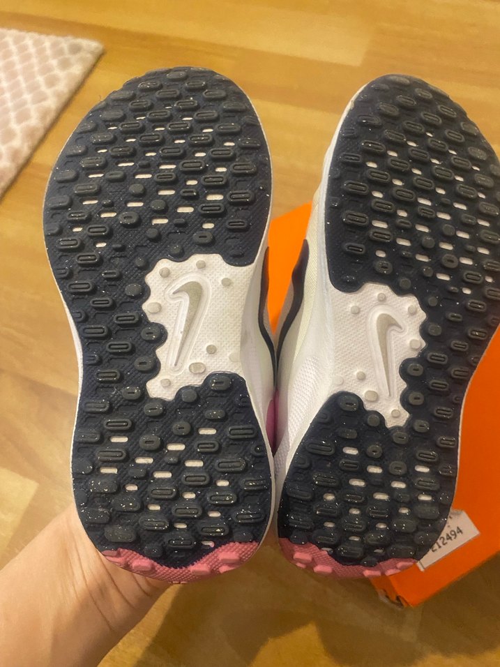 Kız Çocuk Beyaz Sneakers Cırt Cırtlı - Görsel 3