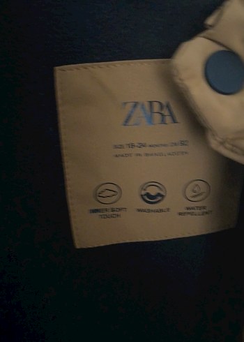 Zara Erkek Çocuk Sarı Düğmeli Kapüşonlu Yelek
