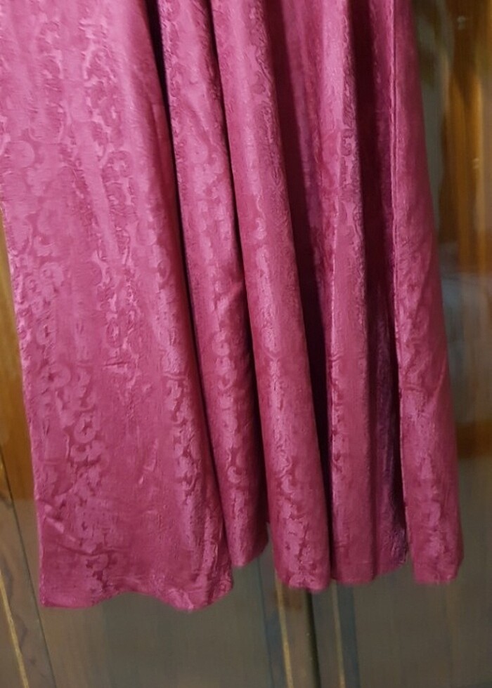 Islemeli,ince kadifemsi parlak kumas - Görsel 5