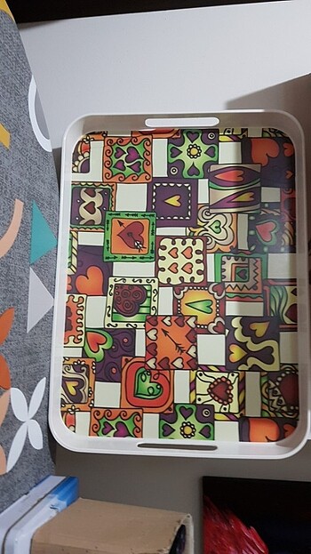 Diğer Büyük tepsi.kullanışlı modern çizgiler.44_32cm.