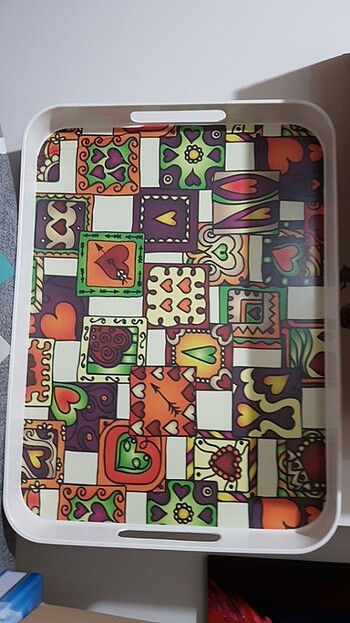  Beden çeşitli Renk Büyük tepsi.kullanışlı modern çizgiler.44_32cm.