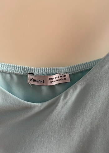 Bershka Bebek mavisi crop