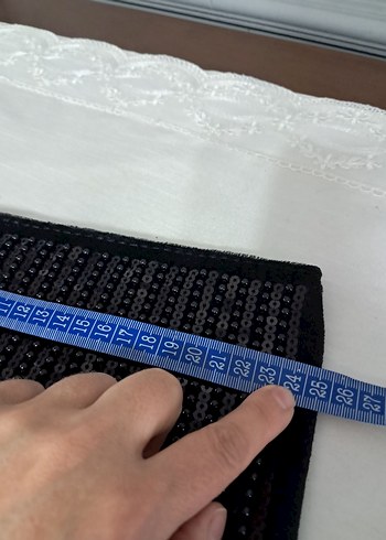 Diğer Siyah Payetli Kadın Clutch Çanta