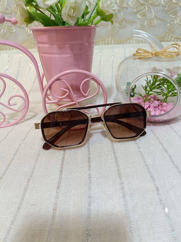 PRADA Kahverengi Klasik Kadın Güneş Gözlüğü - Görsel 2