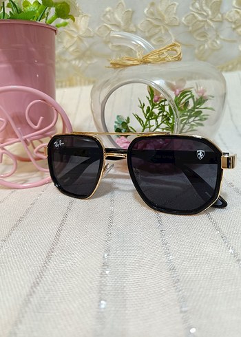 Ray Ban Altın Renk Klasik Erkek Güneş Gözlüğü - Görsel 2