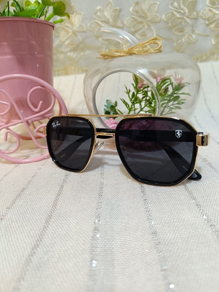 Ray Ban Altın Renk Klasik Erkek Güneş Gözlüğü - Görsel 2