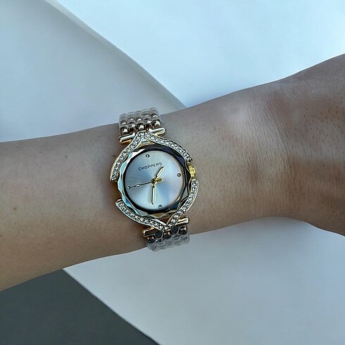 Vintage şık gold kadın saati