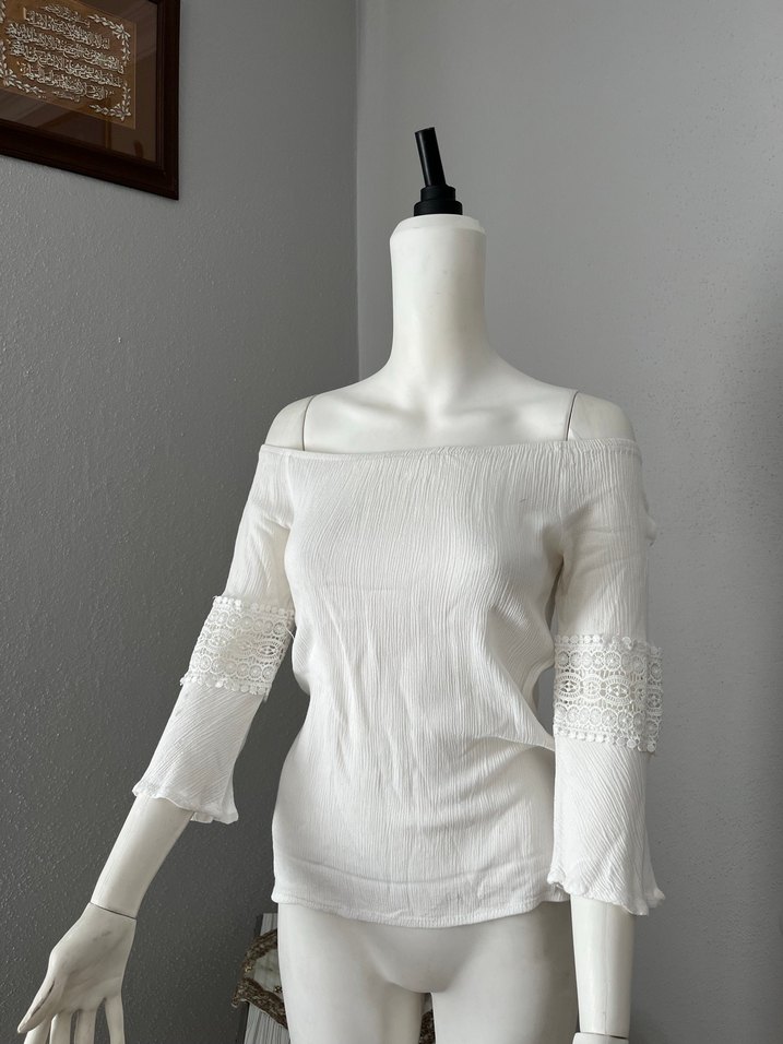 Beyaz bluz - Görsel 2