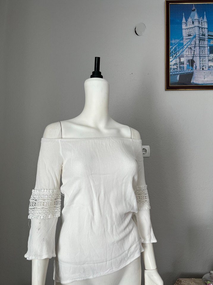 Beyaz bluz - Görsel 3