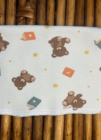 7li Penye Ağız Silme Mendil Seti - Görsel 2